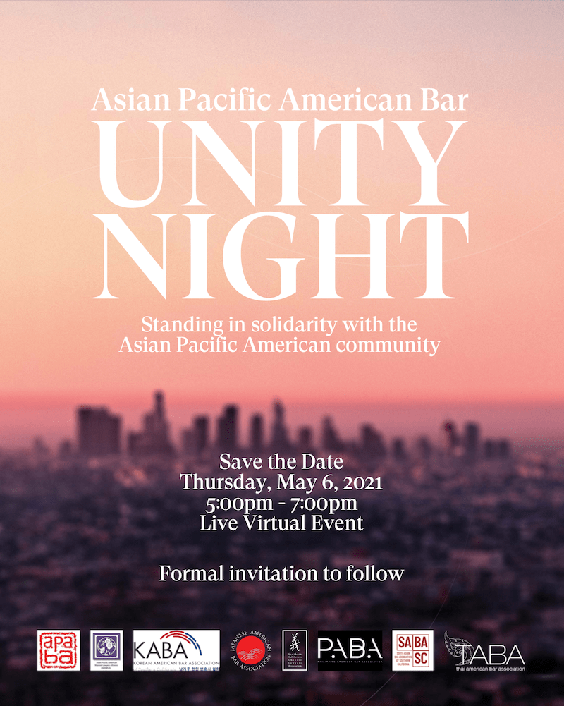 APAB Unity Night - Thursday, May 6, 2021 5:00-7:00 PM