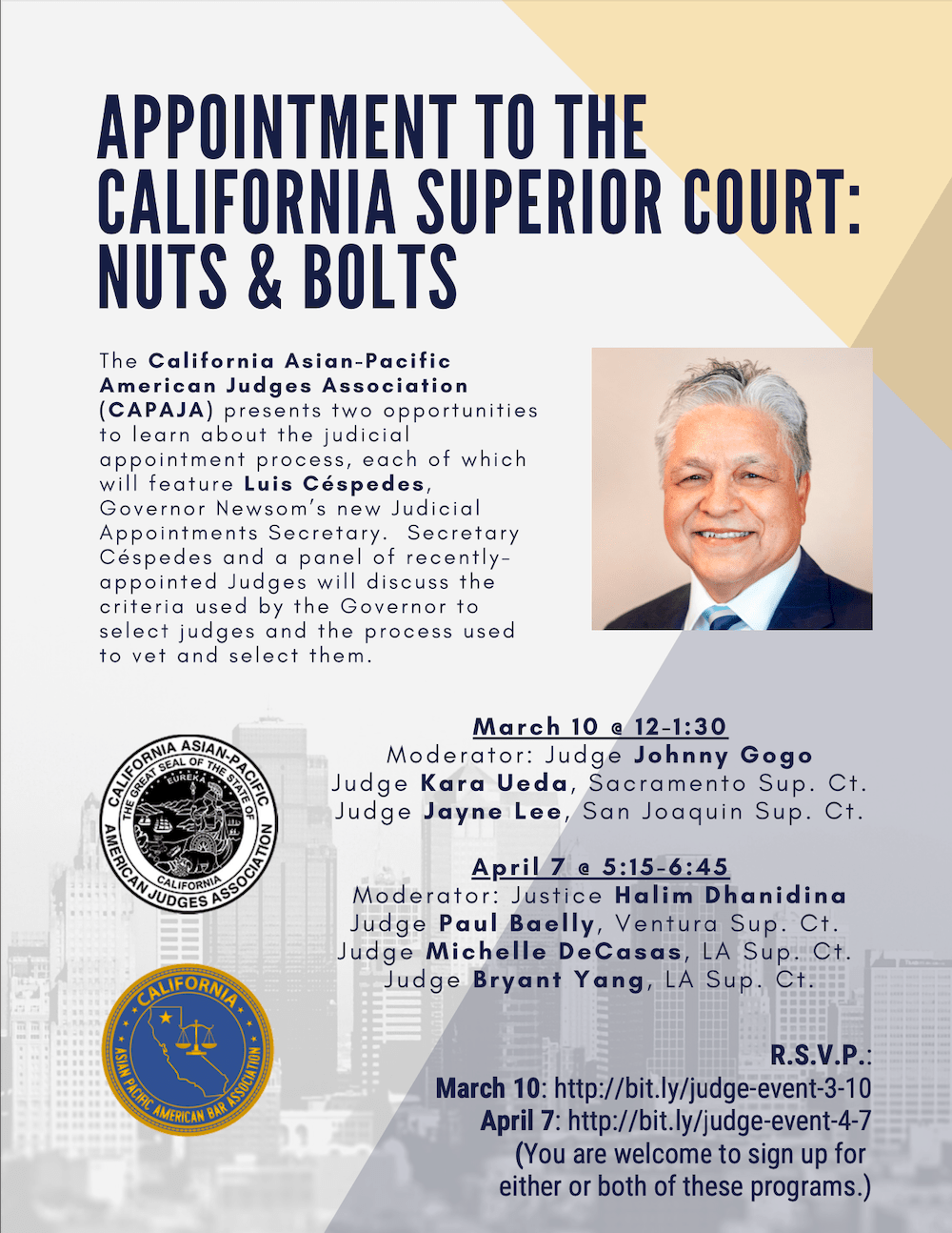 Appointment to the CA Superior Court - The Nuts and Bolts - April 7, 2021